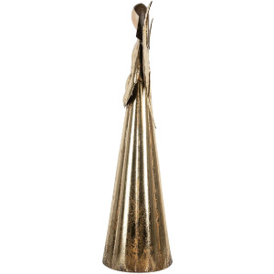 Clayre & Eef 5Y1372 Decoratie Engel 29x18x68 cm Goudkleurig