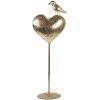 Clayre & Eef 5Y1373 Decoratie Hart 24x11x68 cm Goudkleurig