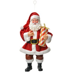 Clayre & Eef 66245 Decoratiehanger Kerstman 10x6x17...