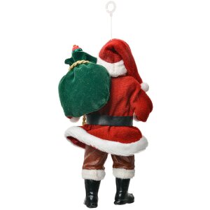 Clayre & Eef 66246 Decoratiehanger Kerstman 10x6x17 cm