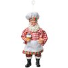 Clayre & Eef 66249 Decoratiehanger Kerstman 9x6x17 cm