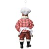 Clayre & Eef 66249 Decoratiehanger Kerstman 9x6x17 cm