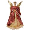 Clayre & Eef 66251 Decoratie Engel 26x15x44 cm Rood en Goud