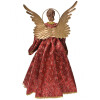 Clayre & Eef 66251 Decoratie Engel 26x15x44 cm Rood en Goud