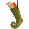 Clayre & Eef 66252 Decoratieve Kerststrump 24x7x46 cm Rot en Groen