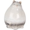 Clayre & Eef 6CE2131 Decoratie Kat 14x13x18 cm Grijs