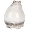 Clayre & Eef 6CE2131 Decoratie Kat 14x13x18 cm Grijs