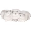 Clayre & Eef 6CE2132 Bloempot Kat Grijs 27x16x10 cm