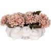 Clayre & Eef 6CE2132 Bloempot Kat Grijs 27x16x10 cm