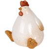 Clayre & Eef 6CE2133 Decoratie Kip 18x14x17 cm Beige & Bruin