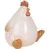 Clayre & Eef 6CE2133 Decoratie Kip 18x14x17 cm Beige & Bruin