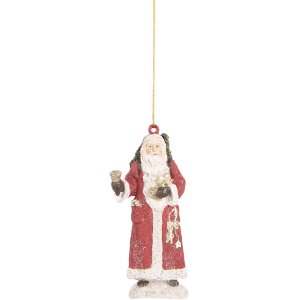 Clayre & Eef 6PR5533 Decoratie Hangdecoratie Kerstman...