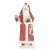 Clayre & Eef 6PR5533 Decoratie Hangdecoratie Kerstman 5x3x11 cm