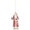 Clayre & Eef 6PR5533 Decoratie Hangdecoratie Kerstman 5x3x11 cm