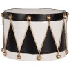 Clayre & Eef 6Y5806 Decoratieve Trommel Set 2-delig Ø 40x25 / Ø 26x17 cm