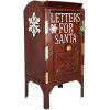 Clayre & Eef 6Y5807 Brievenbus 27x21x53 cm Rood