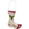 Clayre & Eef 6Y5809 Wanddecoratie Kerstkous 23x2x28 cm