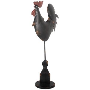 Clayre & Eef 6Y5845 Decoratie Haan 33x12x64 cm