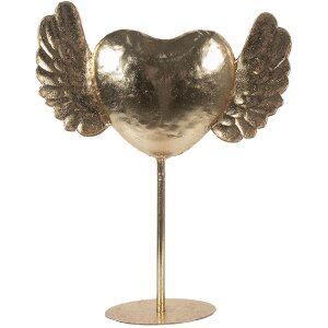 Clayre & Eef 6Y5862 Decoratie Hart 38x11x47 cm Goud
