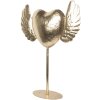 Clayre & Eef 6Y5862 Decoratie Hart 38x11x47 cm Goud