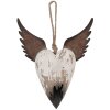 Clayre & Eef Decoratiehanger Hart 17x3x20 cm