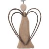 Clayre & Eef 6H2421M Decoratie Engel 12x3x18 cm