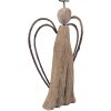 Clayre & Eef 6H2421M Decoratie Engel 12x3x18 cm