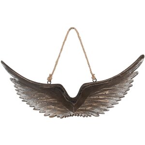 Clayre & Eef 6H2422 Decoratiehanger Vleugel 30x3x12...