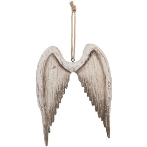 Clayre & Eef 6H2423 Decoratiehanger Vleugel 21x3x28...