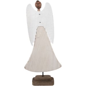 Clayre & Eef 6H2424 Decoratie Engel 19x6x42 cm Wit