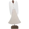 Clayre & Eef 6H2424 Decoratie Engel 19x6x42 cm Wit