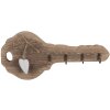 Clayre & Eef 6H2430 Sleutelbord 30x4x14 cm Bruin