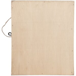 Clayre & Eef 6H2431 Sleutelkasten 24x7x30 cm bruin-wit