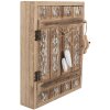 Clayre & Eef 6H2431 Sleutelkasten 24x7x30 cm bruin-wit