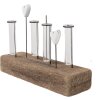 Clayre & Eef 6H2432 Kandelaar met Vazen 30x9x23 cm