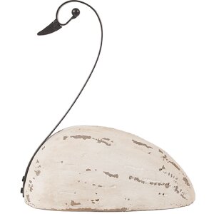 Clayre & Eef 6H2433M Decoratie Zwaan 17x8x19 cm