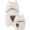 Clayre & Eef 6H2435S Decoratie Kat 6x4x7 cm