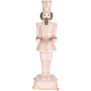 Clayre & Eef 6PR5368 Decoratie Notenkraker Roze 18x17x40 cm