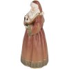 Clayre & Eef 6PR5544 Kerstdecoratie Kerstman 20x18x39 cm Rood en Goud
