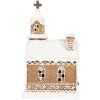 Clayre & Eef 6PR5375 Decoratie Huis met LED 14x12x23 cm