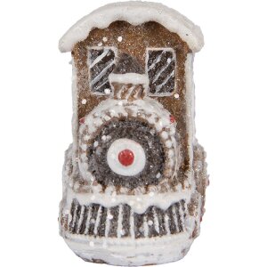 Clayre & Eef 6PR5376 Decoratie Lokomotief 5x3x5 cm