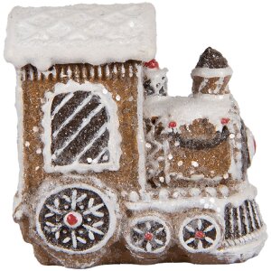 Clayre & Eef 6PR5376 Decoratie Lokomotief 5x3x5 cm