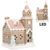 Clayre & Eef 6PR5378 Decoratie Huis met LED 14x12x23 cm