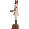Clayre & Eef 6PR5388 Decoratie Notenknacker 18x20x61 cm Grijs en Rood