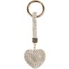 Juleeze JZKC0204 Sleutelhanger zilverkleurig 4x3x13 cm