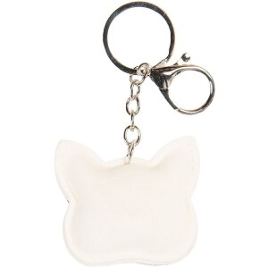 Juleeze JZKC0206 Sleutelhanger 6x2x11 cm zilverkleurig