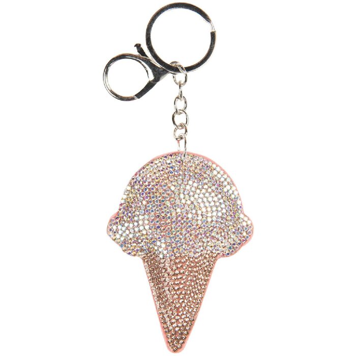 Juleeze JZKC0208 Sleutelhanger goudkleurig 6x2x15 cm
