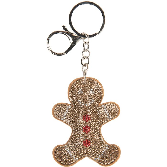 Juleeze JZKC0211 Sleutelhanger Bruin 6x2x13 cm