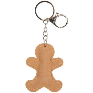 Juleeze JZKC0211 Sleutelhanger Bruin 6x2x13 cm