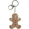 Juleeze JZKC0211 Sleutelhanger Bruin 6x2x13 cm